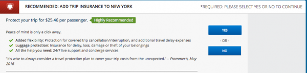 delta travel insurance cost