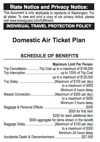 spirit airline trip insurance