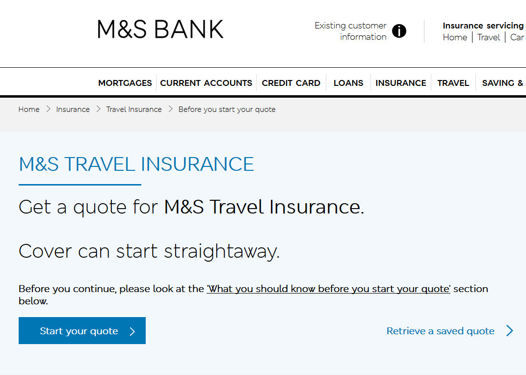 M S Travel Insurance
