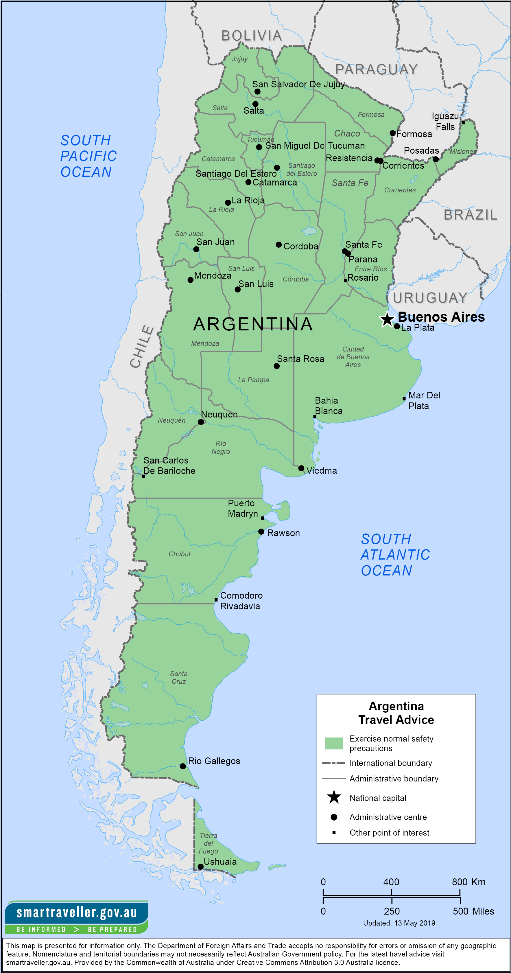 Argentina Traveler Information - Travel Advice